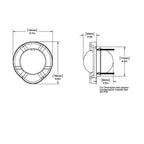 Ritchie SR-2 Venture Sail Boat Compass - Bulkhead Mount - Black