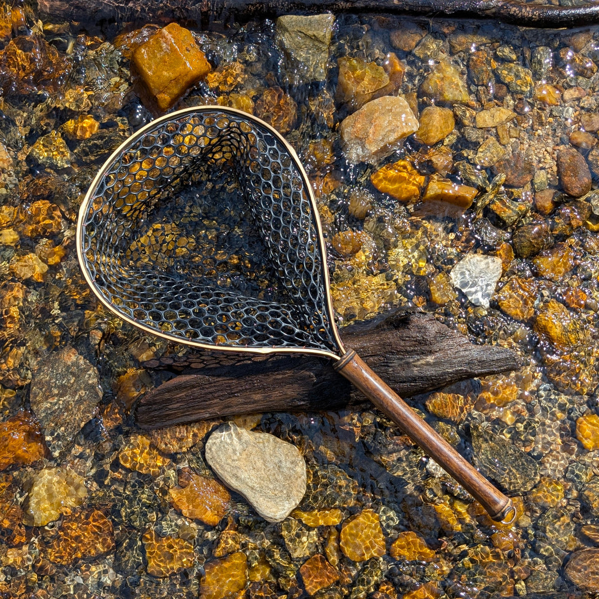 Pocket Water Wide - Bamboo Fly Fishing Landing Net/Hand Net