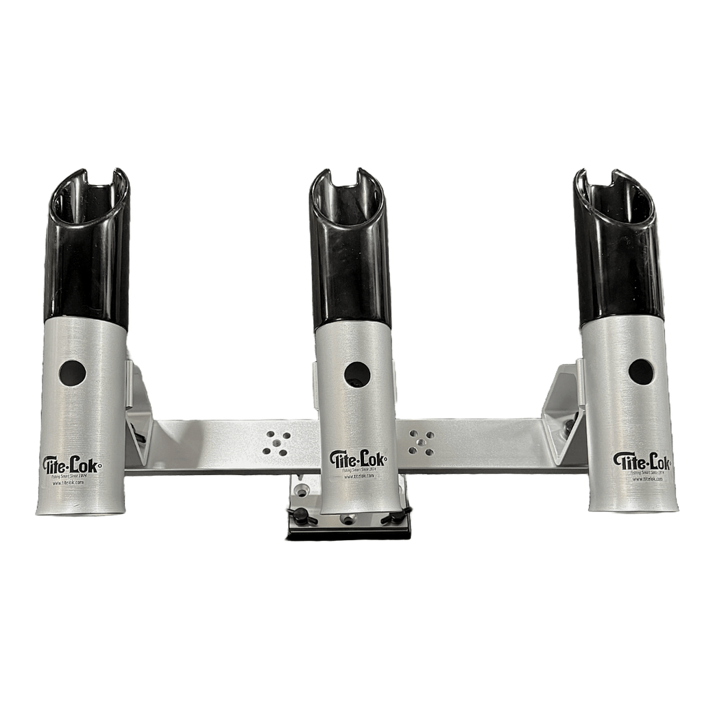 Triple Deck Mount w/ True Set Rod Holders