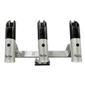 Triple Deck Mount w/ True Set Rod Holders