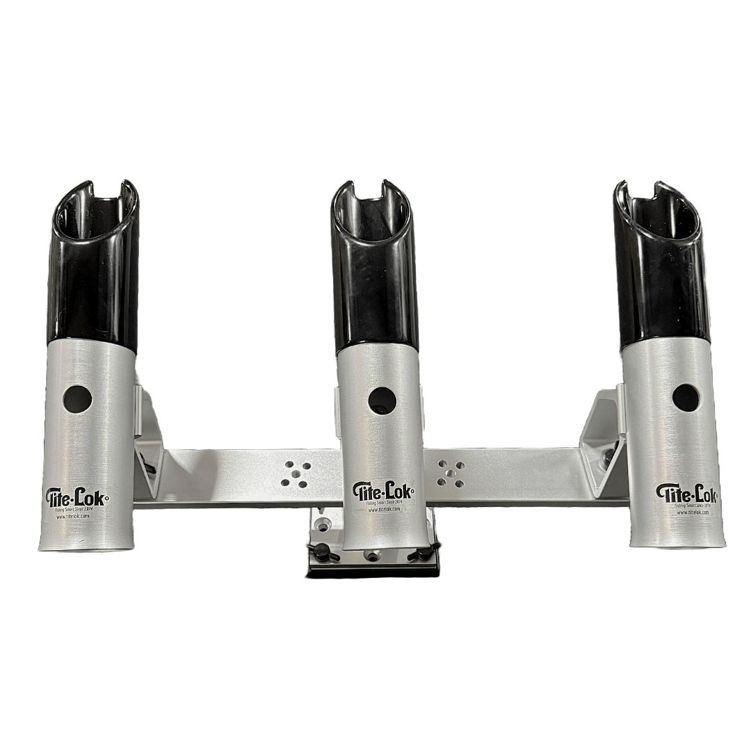 Triple Deck Mount w/ True Set Rod Holders