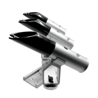 Triple Deck Mount w/ True Set Rod Holders