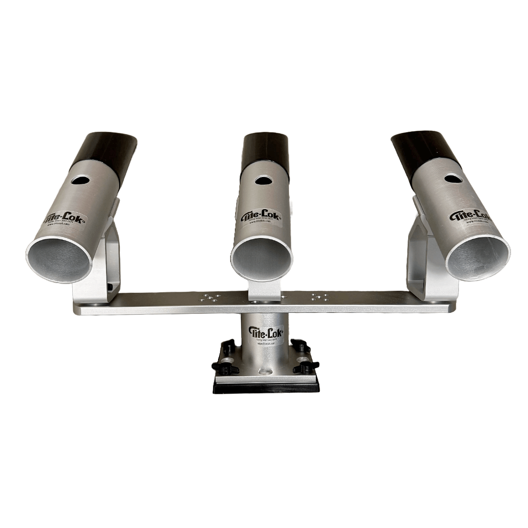 Triple Deck Mount w/ True Set Rod Holders
