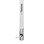 Shakespeare 5101 8’ Classic VHF Antenna w/15' RG-58 Cable - White