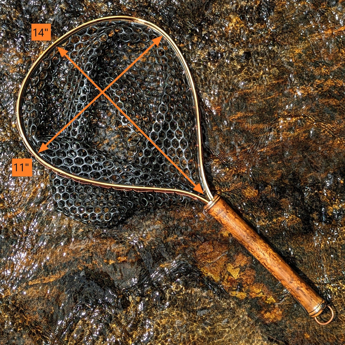 Pocket Water Wide - Bamboo Fly Fishing Landing Net/Hand Net