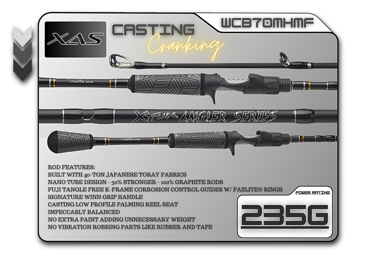 WCB70MHMF 7'0" Medium Hvy Mod-Fast **Cranking** New Logo Branding