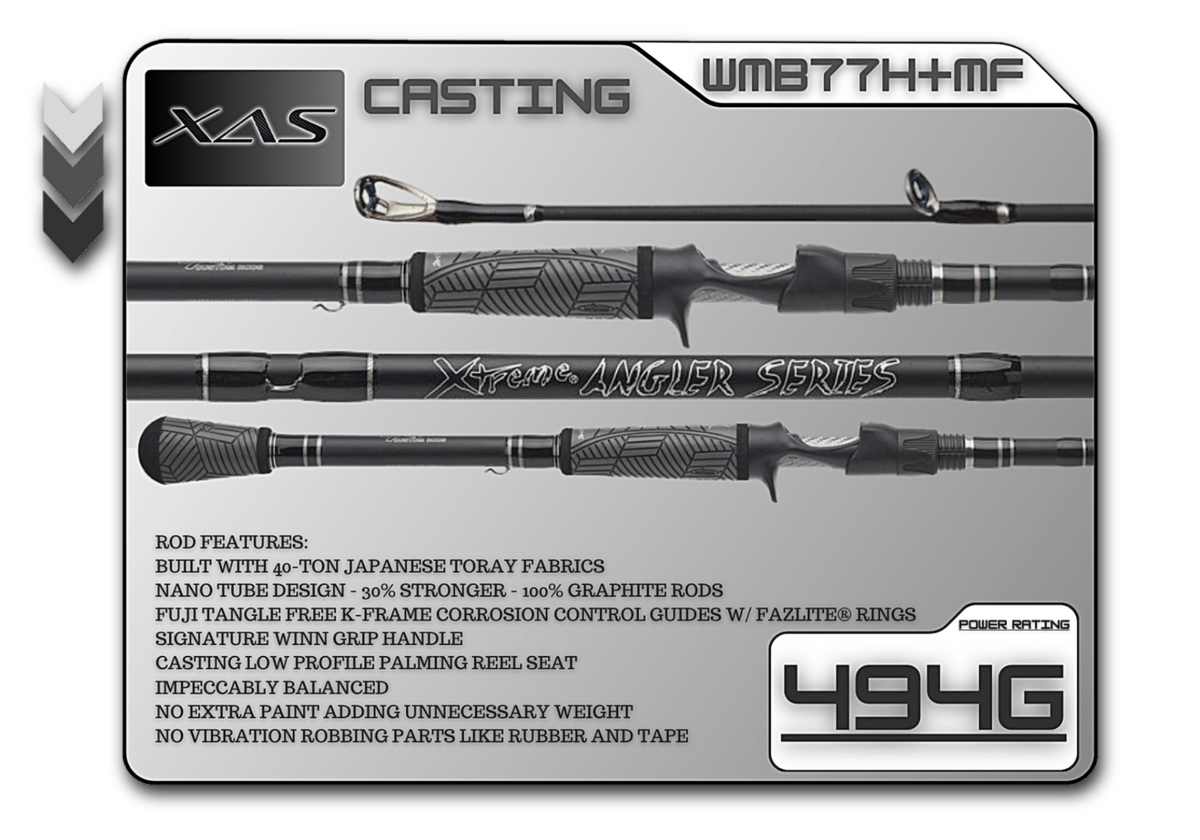 WMB77H+MF 7'7" Heavy Plus Mod- Fast - Legacy Brand Logo