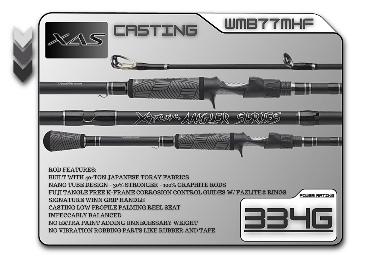 WMB77MHF 7'7" Med-Heavy Fast - Legacy Brand Logo