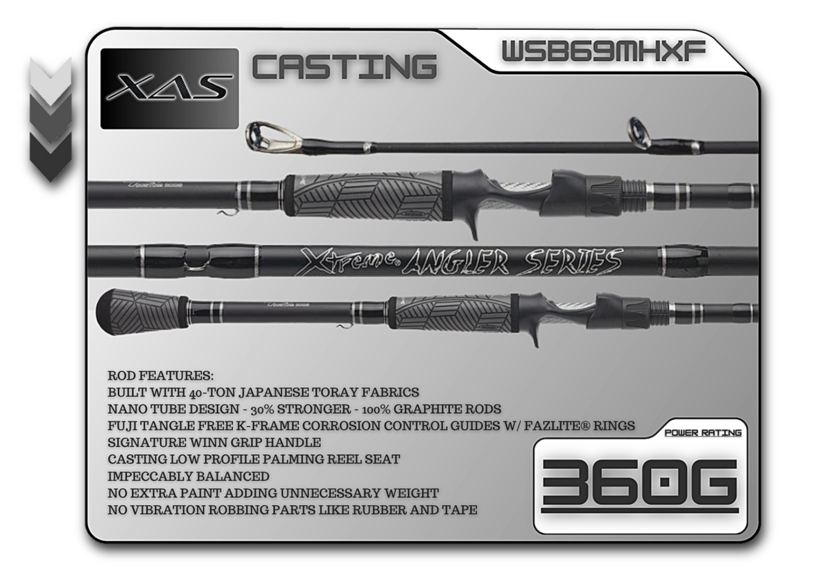 WSB69MHXF 6'9" Medium Heavy Xtra-Fast - Legacy Brand Logo
