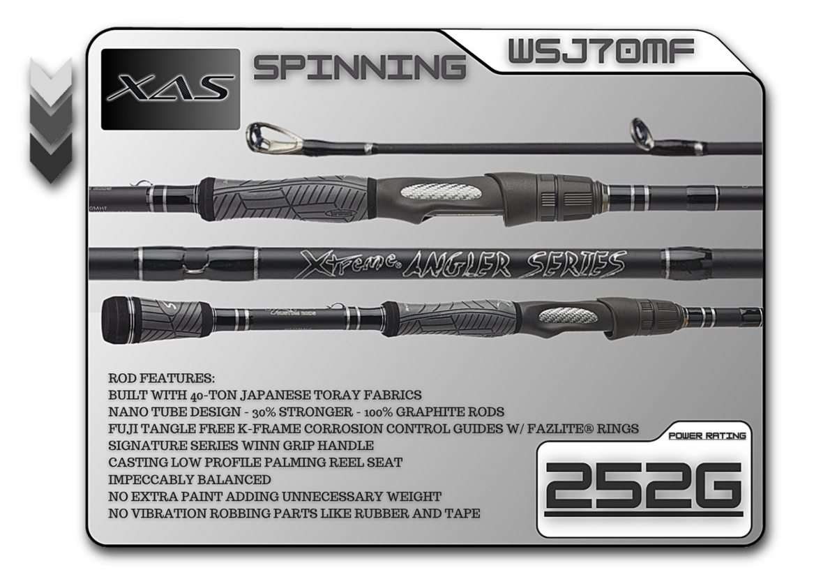 WSJ70MF 7'0" Medium Fast - Legacy Brand Logo